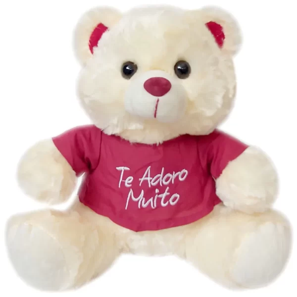 Urso com Blusa 26 cm – Te adoro muito