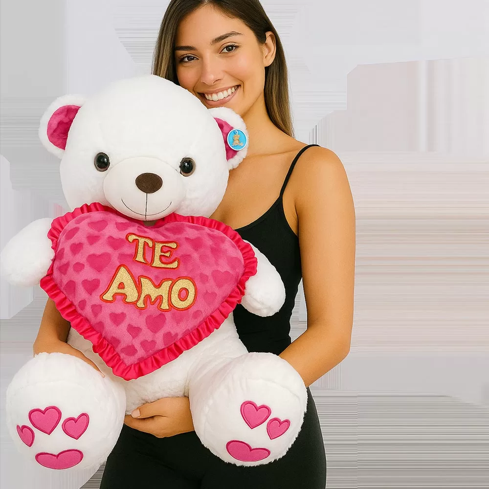 Urso de Pelúcia Grande - 80 cm